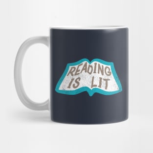 Reading Is Lit Book Lover Humor Mug